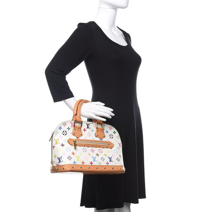 Louis Vuitton Monogram Multicolor Alma White 2 of 15