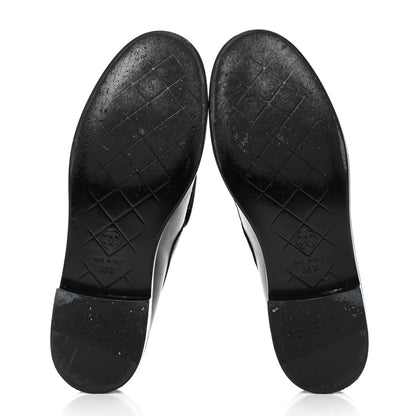 Chanel Lambskin Quilted CC Turnlock Loafers 38.5 Black 5 of 8