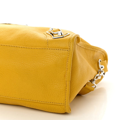 Balenciaga Chevre Silver Metallic Edge Hardware City Jaune Epi 10 of 10