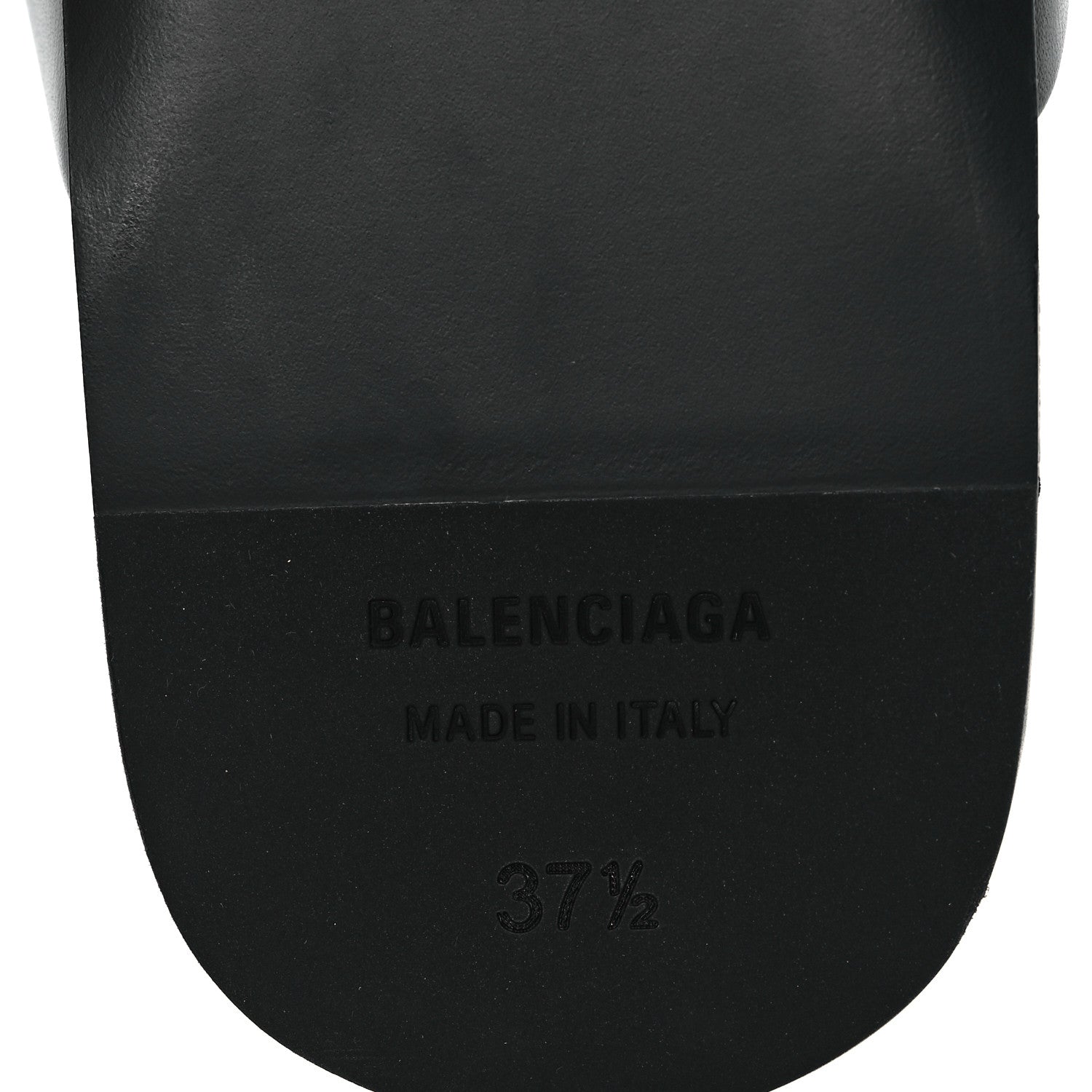 Balenciaga Soft Calfskin Flat Cosy BB Mule Slides 37.5 Black 7 of 10