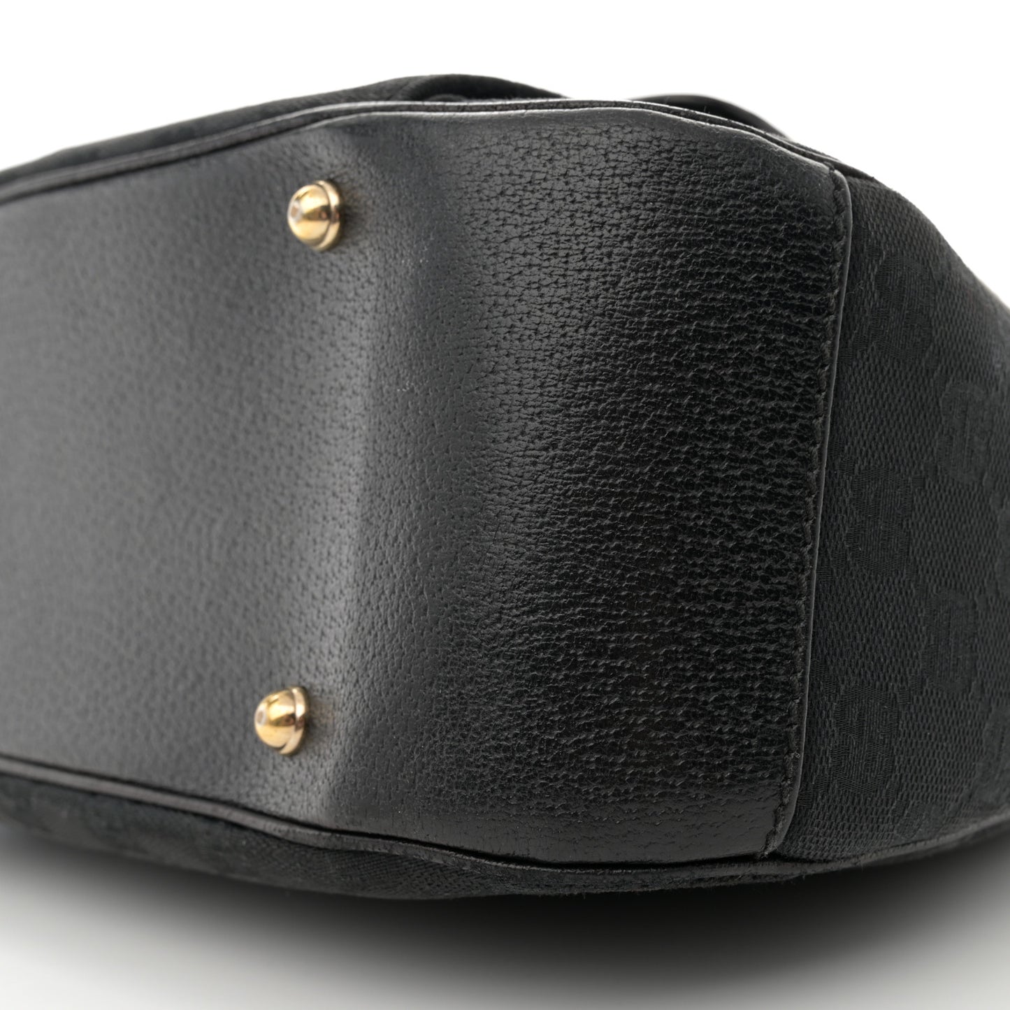 Monogram Bamboo Medium Top Handle Bag Black