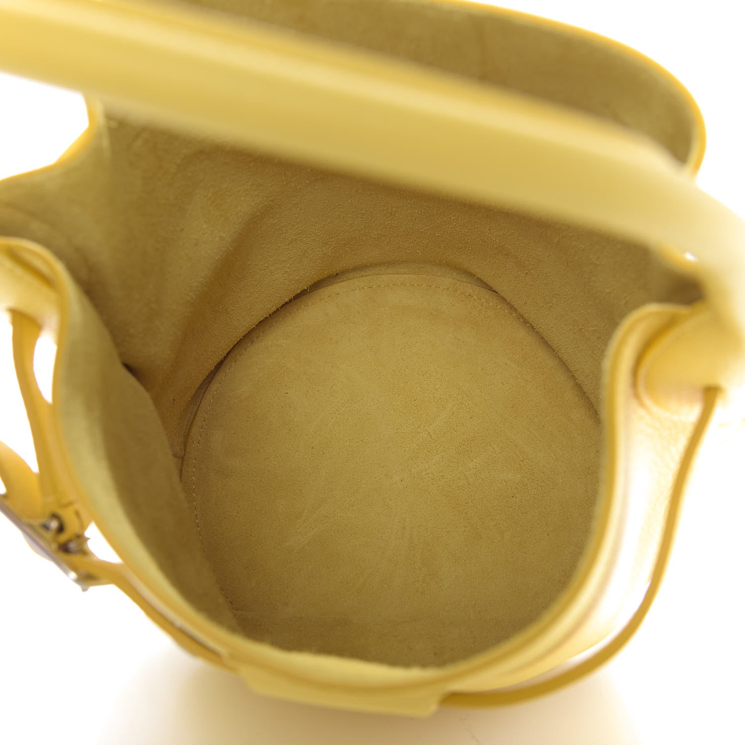 Celine Grained Calfskin Nano Big Bag Bucket Citron 6 of 11