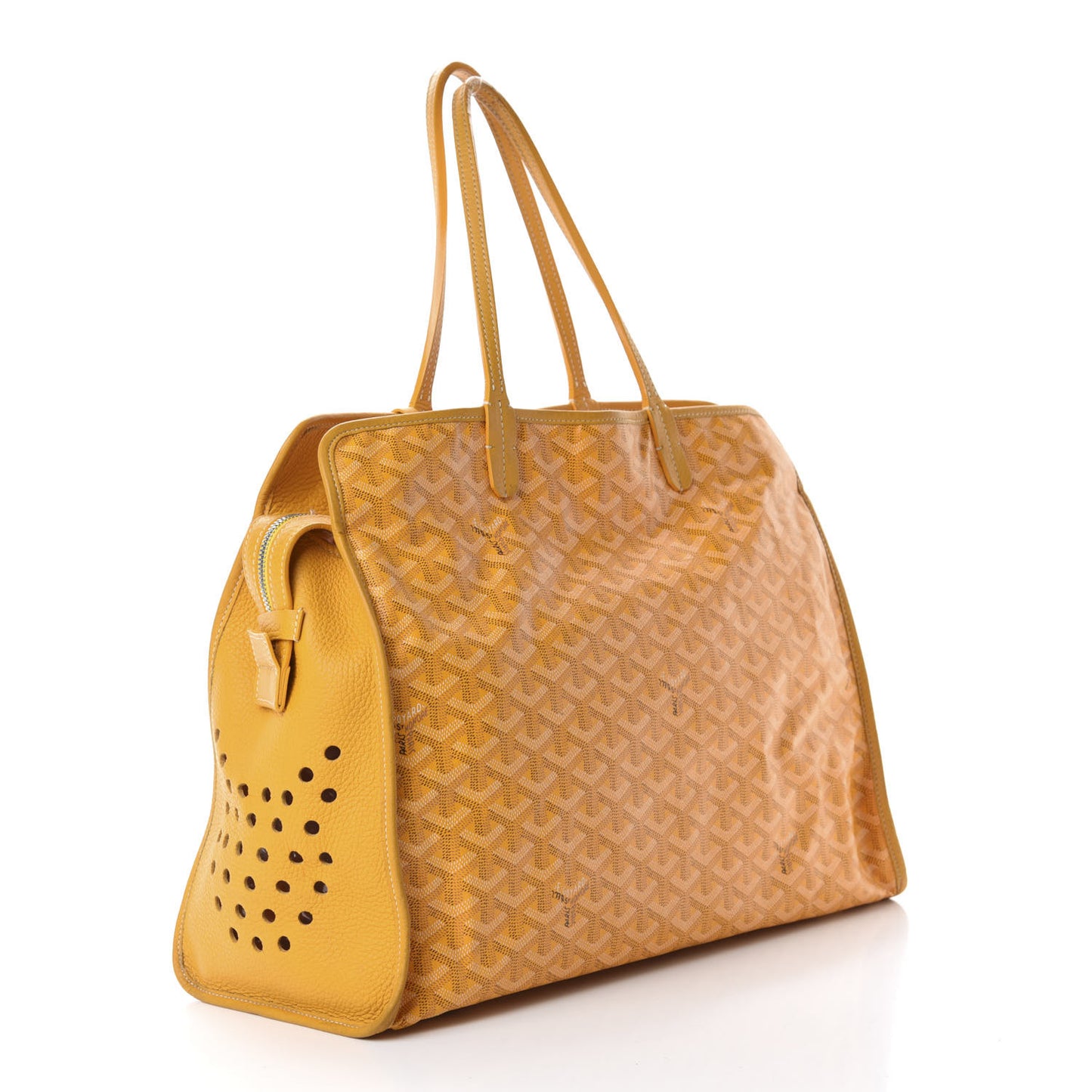 Goyardine Sac Hardy Pet Carrier PM Yellow