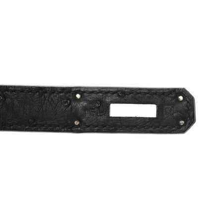 Hermes Ostrich Birkin 30 Black 26 of 41