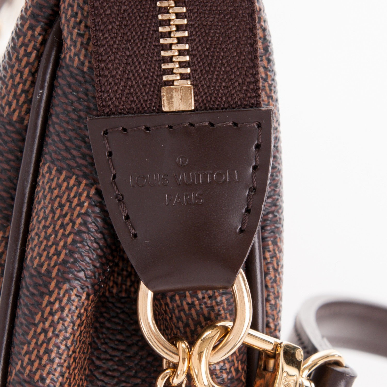 Louis Vuitton Damier Ebene Eva Clutch 6 of 8