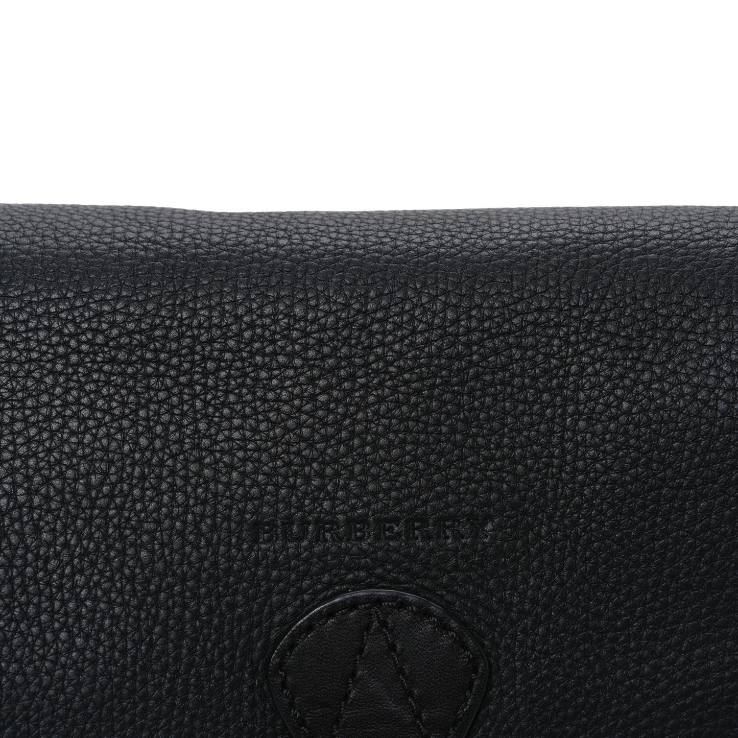 Mega Check Grainy Calfskin Small Gowan Messenger Bag Black