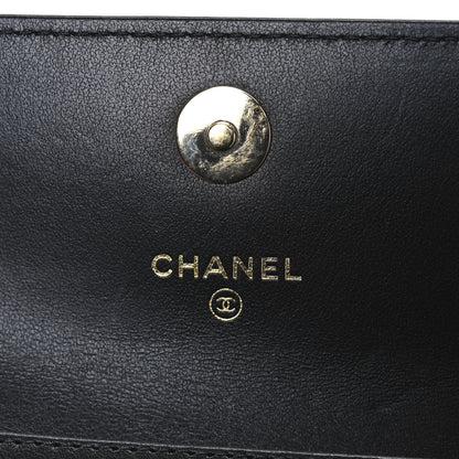 Chanel Caviar Quilted Mini Ribbon Wallet On Chain WOC Black 6 of 11