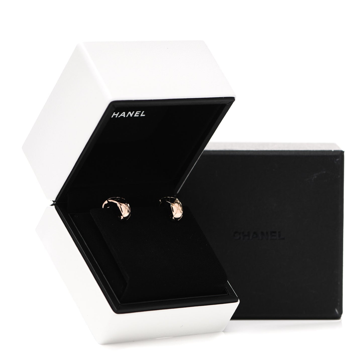 18K Beige Gold Coco Crush Hoop Earrings