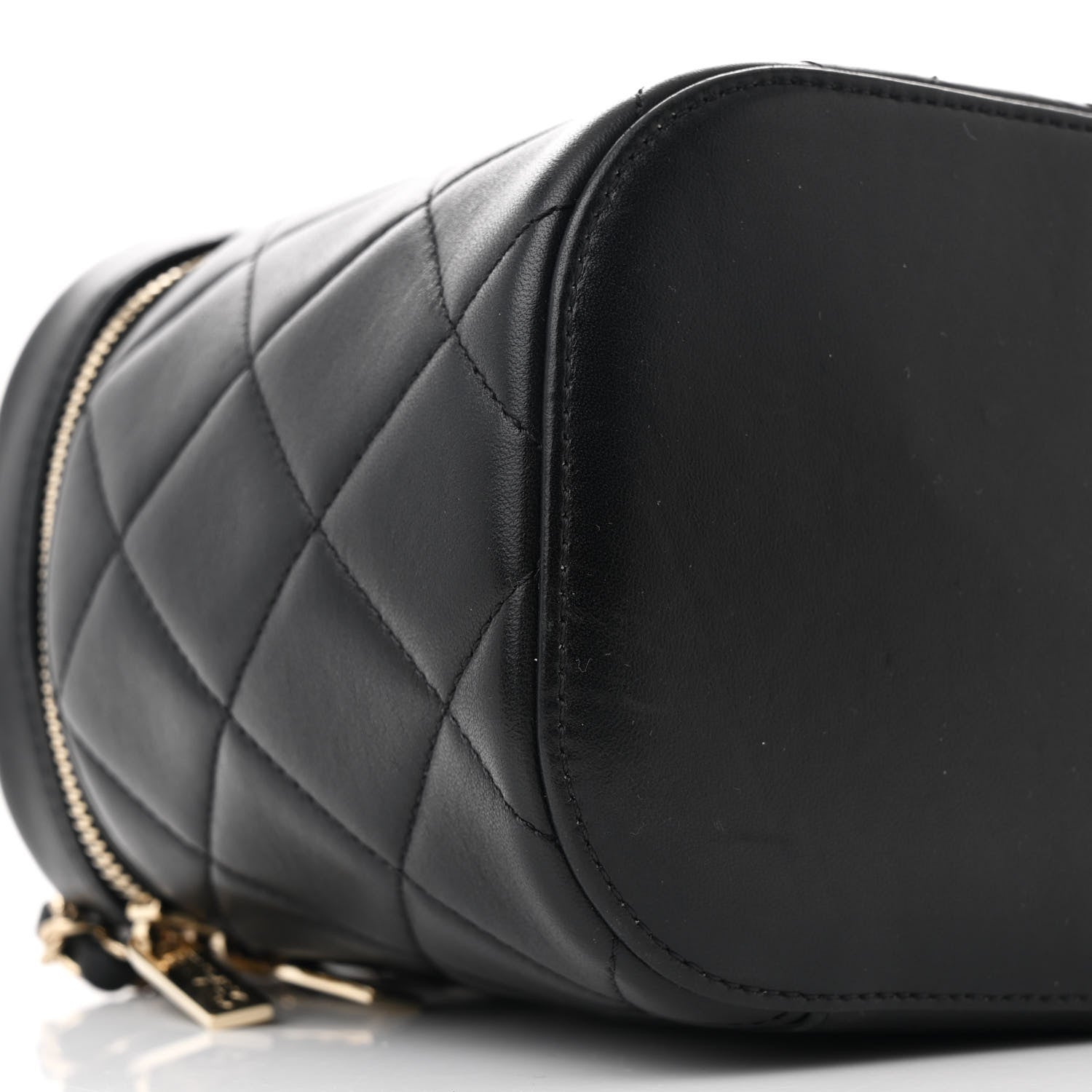 Chanel Lambskin Quilted Trendy Vanity Case Black 9 of 11