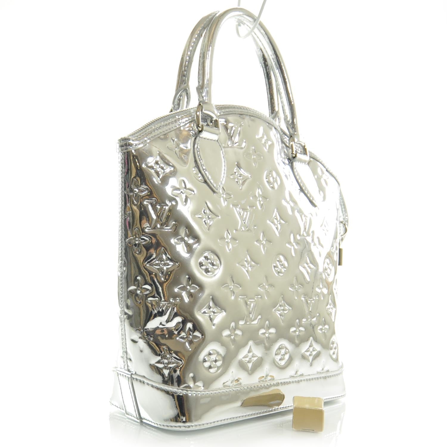 Louis Vuitton Monogram Miroir Lockit Silver 3 of 8