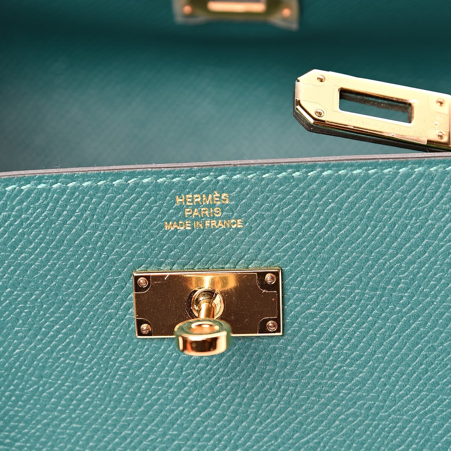 Hermes Epsom Kelly Longue Wallet Malachite 6 of 9