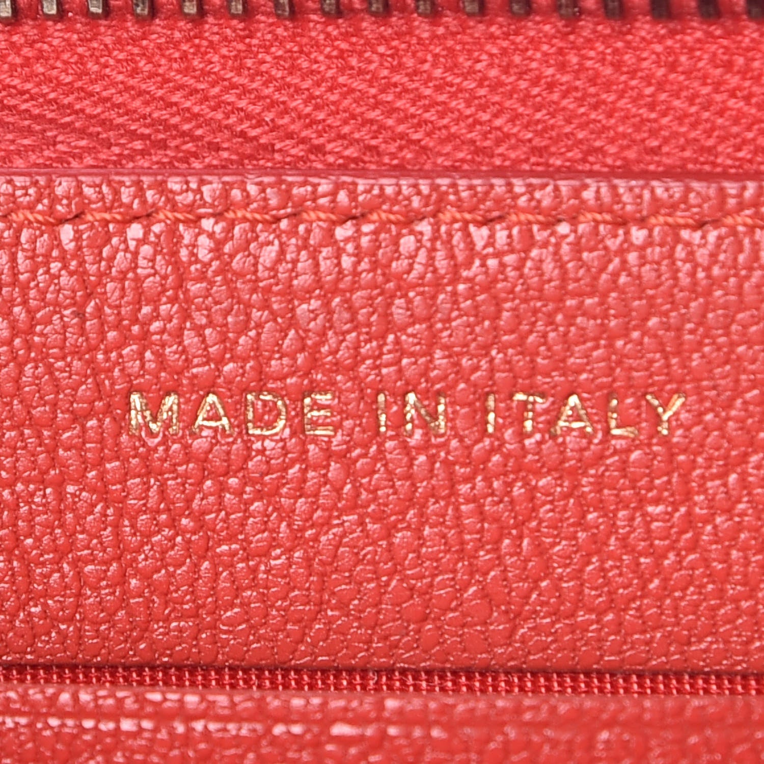 Chanel Shiny Goatskin Diagonal Quilted Small Zip Around Wallet Red 7 of 13