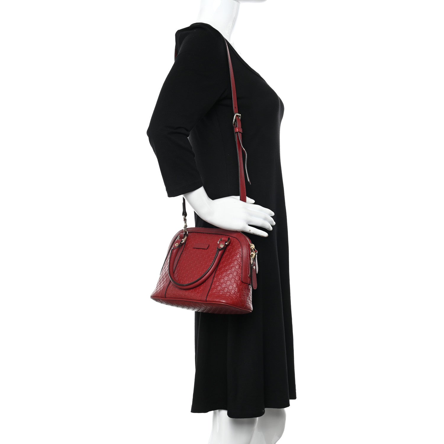 Gucci Soft Microguccissima Mini Dome Bag Rosso 2 of 21