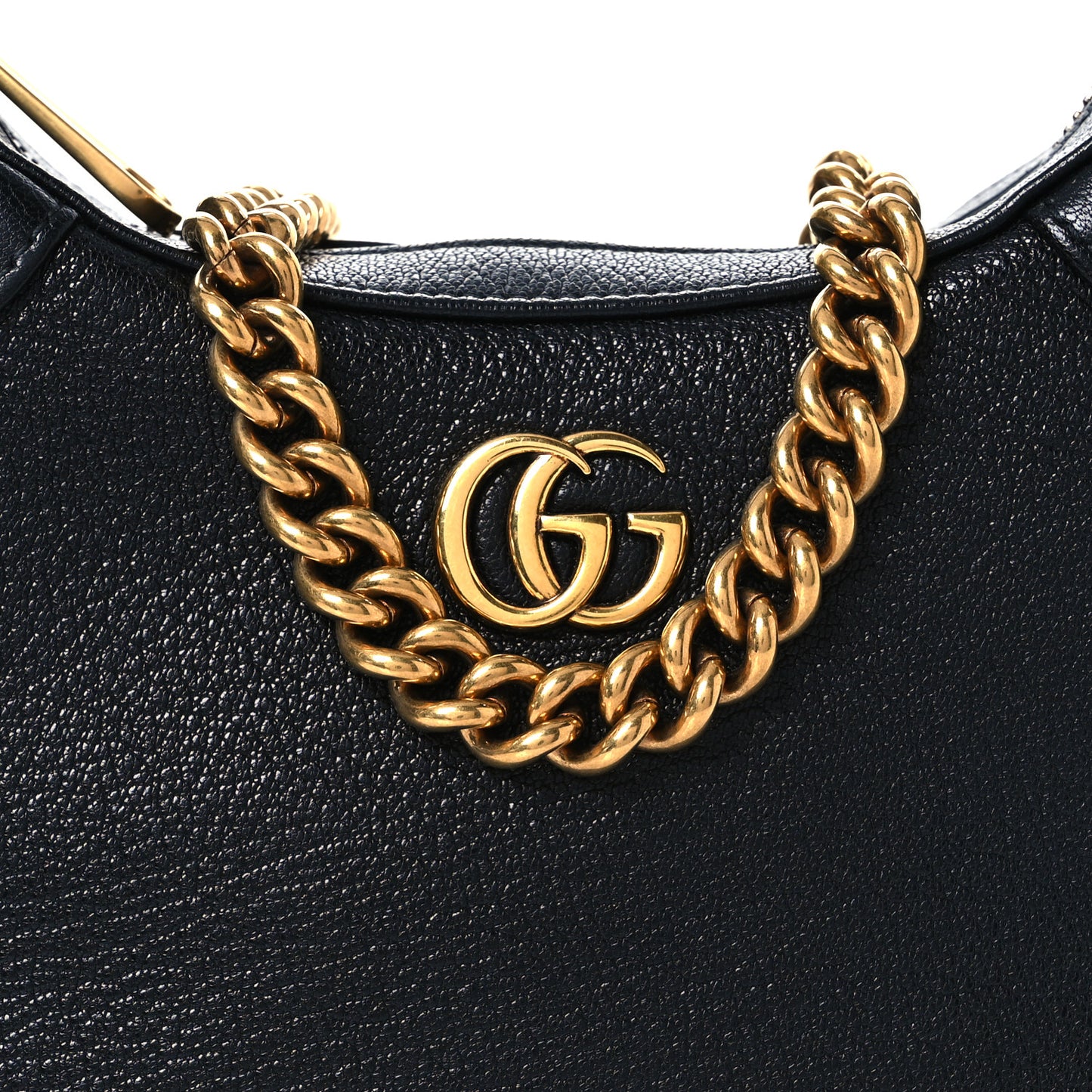 Goatskin Small Aphrodite Shoulder Bag Black