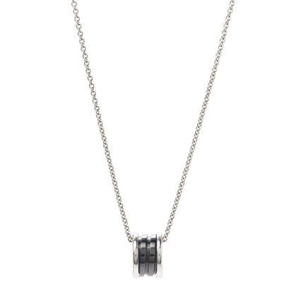 Bulgari Sterling Silver Ceramic Save The Children Pendant Necklace 1 of 6