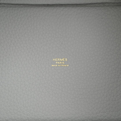 Hermes Taurillon Clemence Picotin Lock 18 PM Bleu Pale 6 of 10