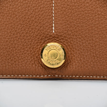 Hermes Togo Dogon Duo Wallet Gold 13 of 16