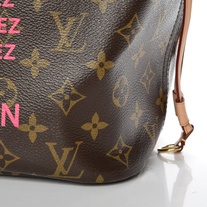 Louis Vuitton Monogram V Neverfull MM Grenade 8 of 10