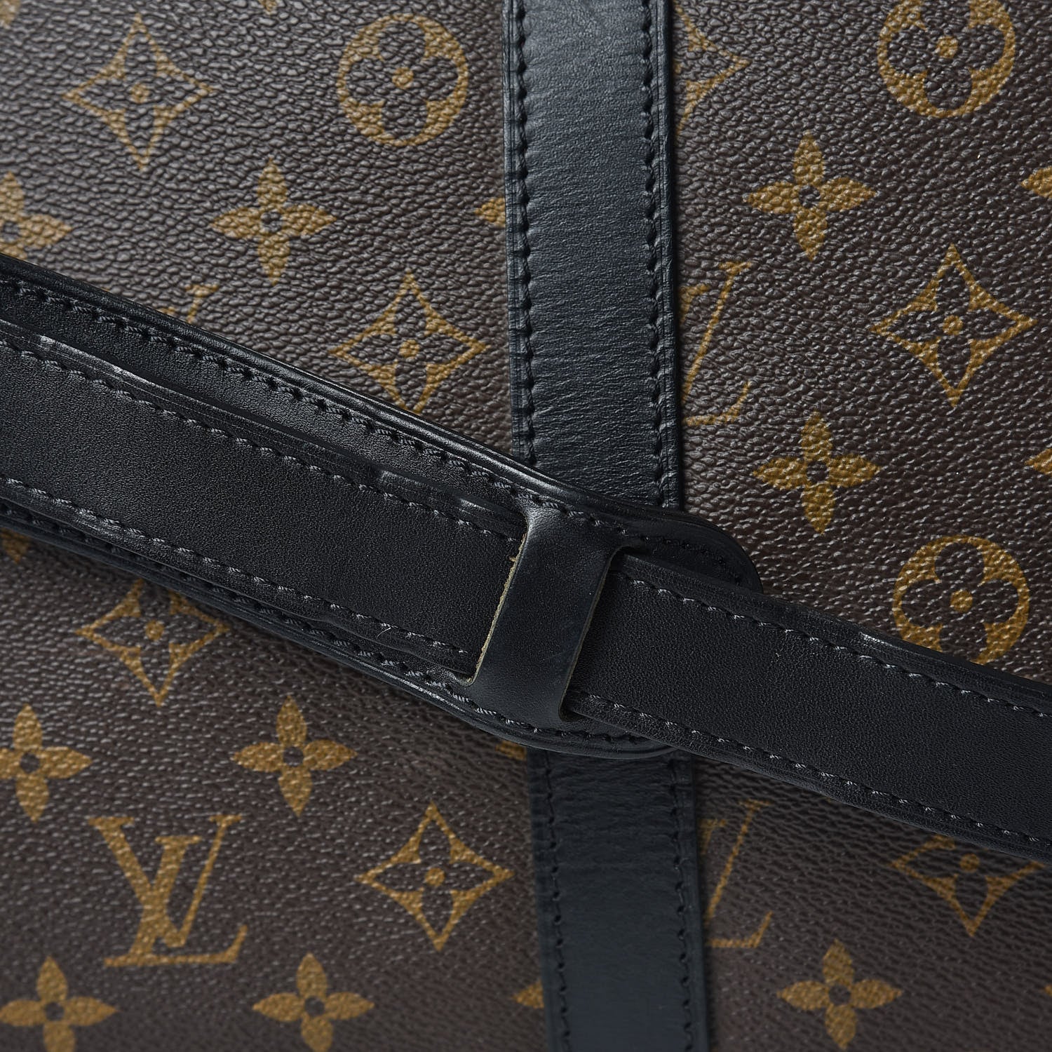 Louis Vuitton Monogram Macassar Keepall Bandouliere 55 19 of 22
