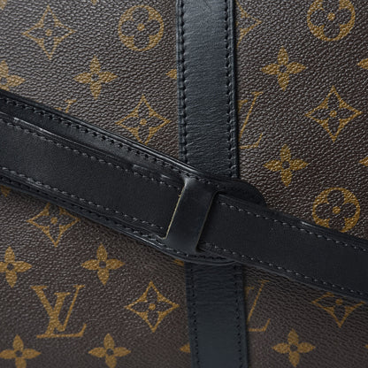 Louis Vuitton Monogram Macassar Keepall Bandouliere 55 19 of 22