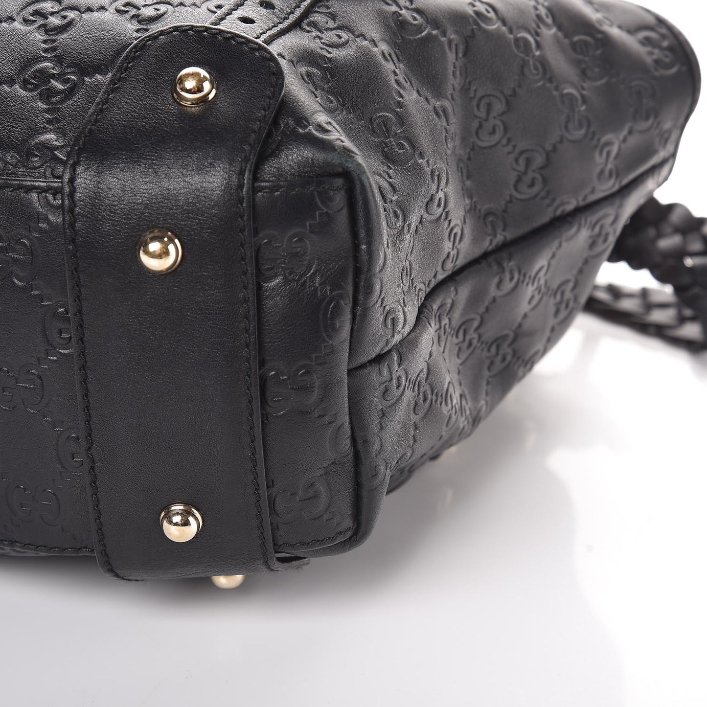 Guccissima Small Pelham Shoulder Bag Black