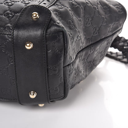 Gucci Guccissima Small Pelham Shoulder Bag Black 11 of 19