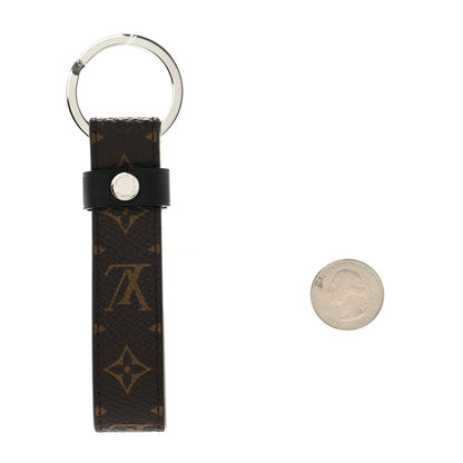 Louis Vuitton Monogram LV Dragonne Bag Charm Key Holder 2 of 6
