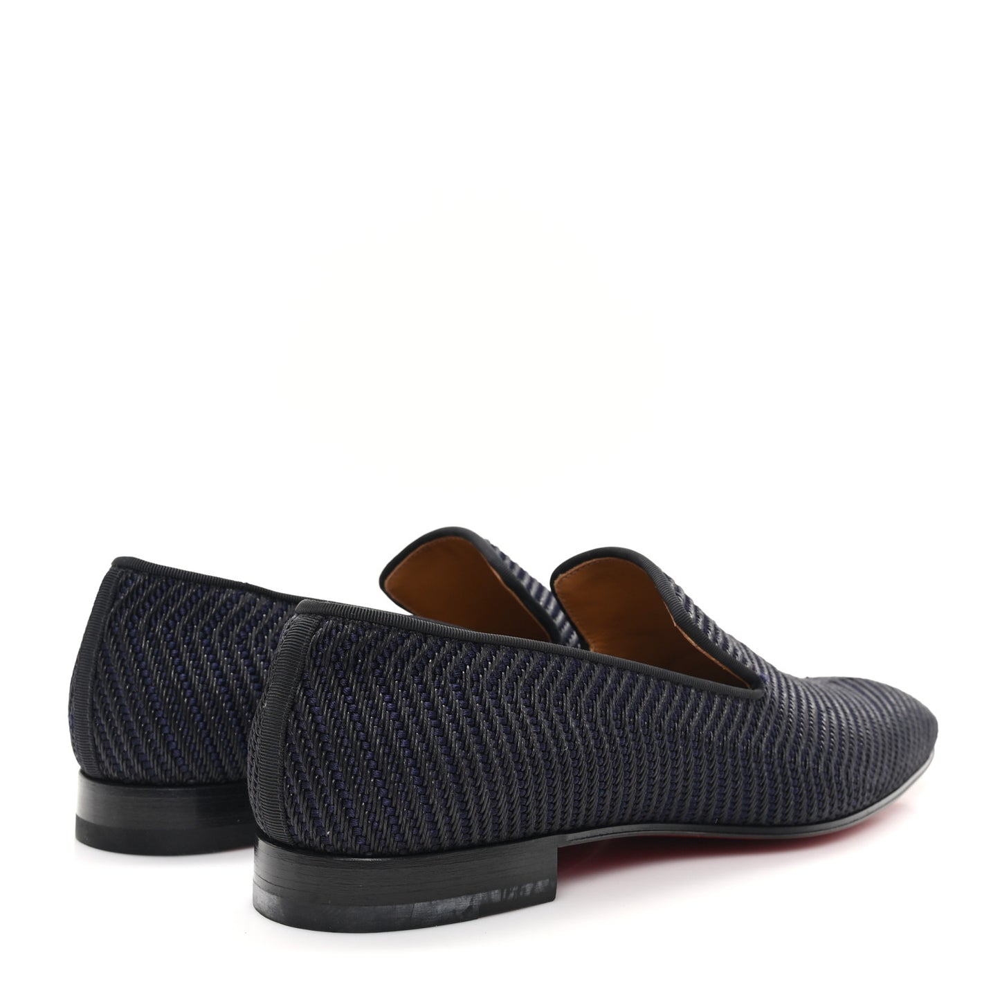 Tresse Cruising Mens Dandelion Flat Loafers 43 Black Navy