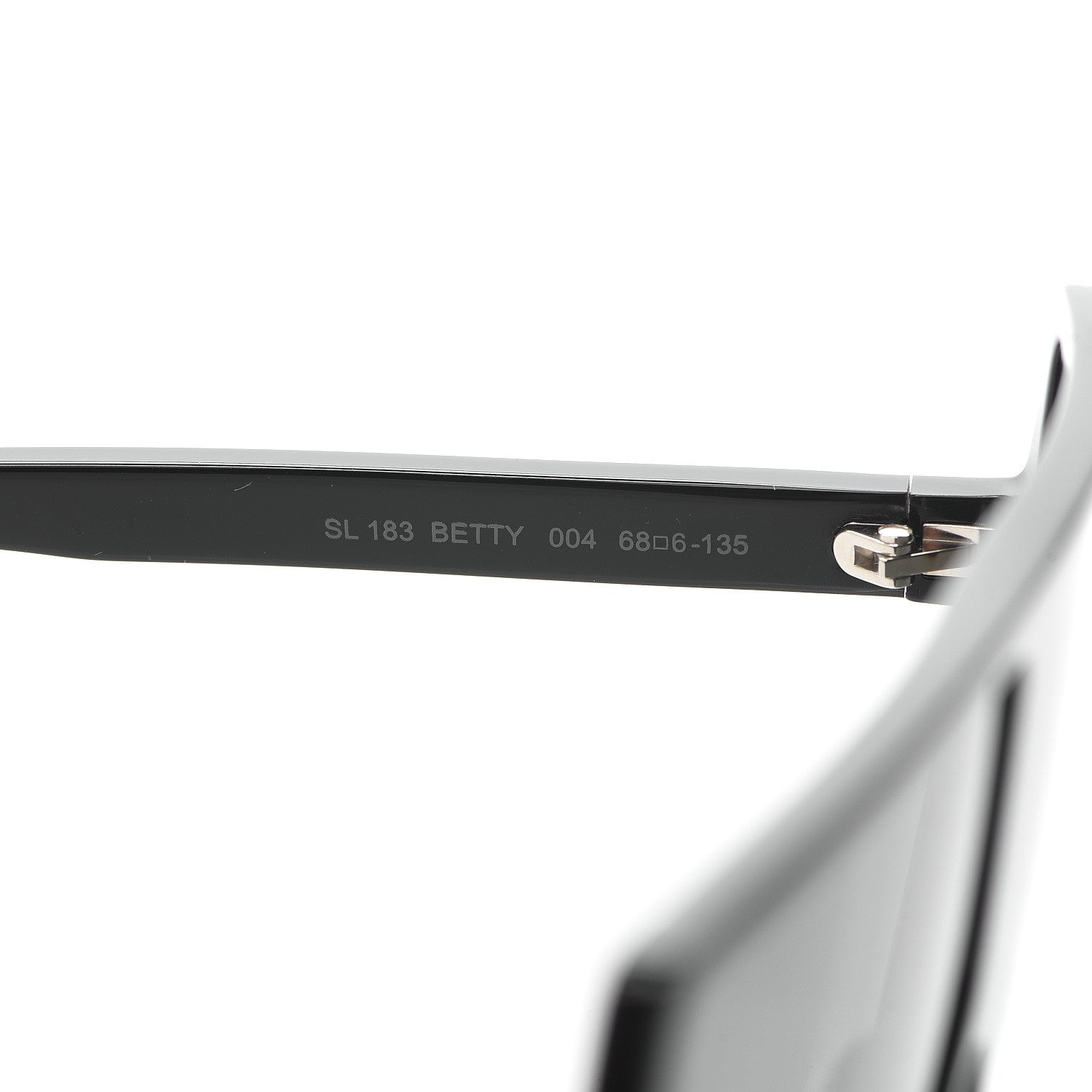 Saint Laurent Acetate Betty Sunglasses SL183 Black 5 of 7