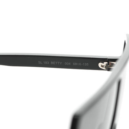 Saint Laurent Acetate Betty Sunglasses SL183 Black 5 of 7