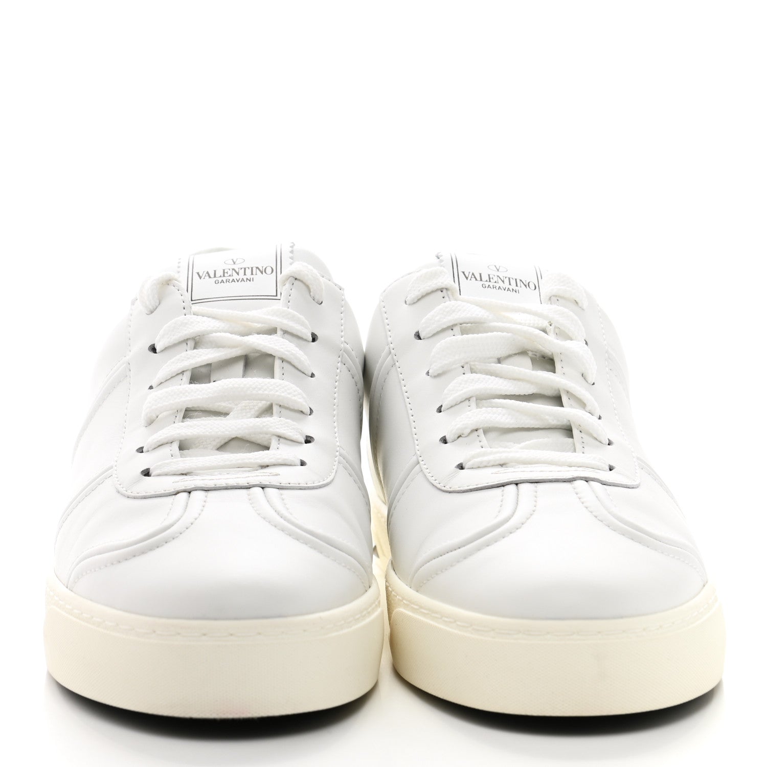 Valentino Garavani Calfskin Womens Flycrew Sneakers 41 White 2 of 9