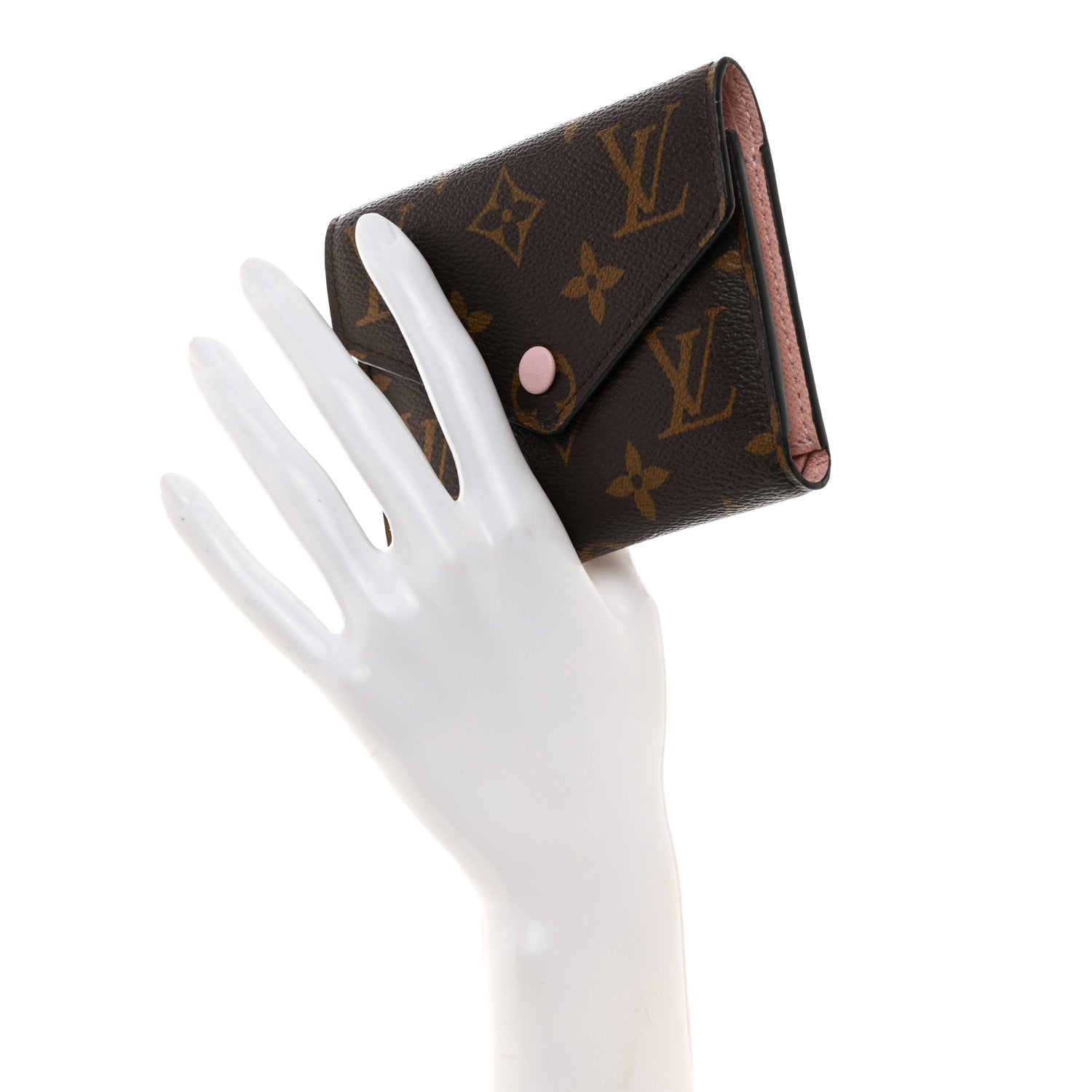 Louis Vuitton Monogram Victorine Wallet Rose Ballerine 2 of 7