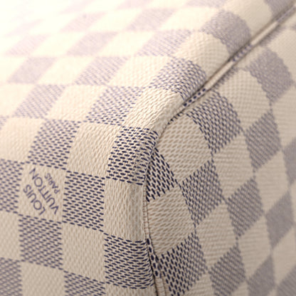 Louis Vuitton Damier Azur Braided Neverfull MM Pink 10 of 11