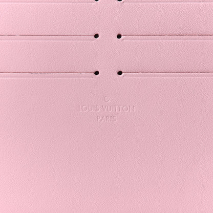 Louis Vuitton Calfskin Felicie Card Holder Insert Rose Ballerine 7 of 7