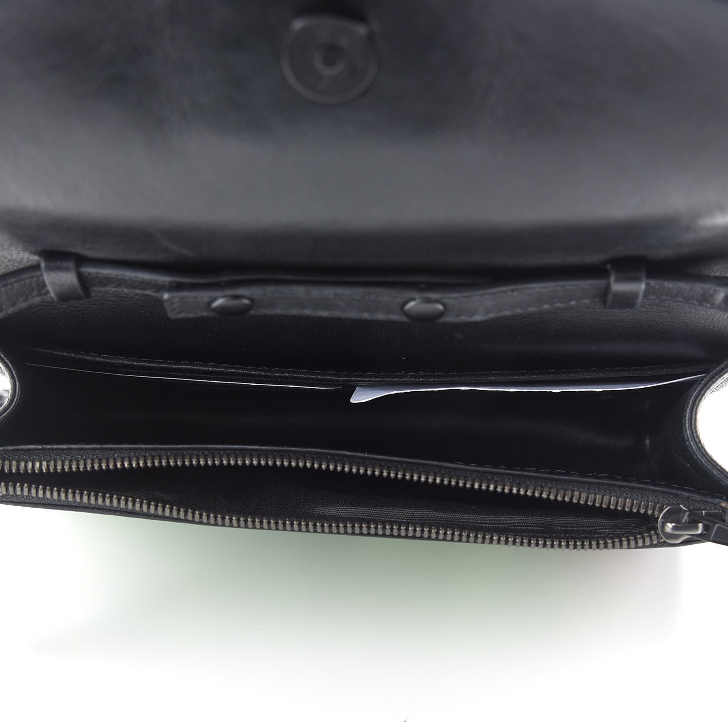 Balenciaga Grained Calfskin Car Tag BB Wallet On Chain Black TBC 8 of 10