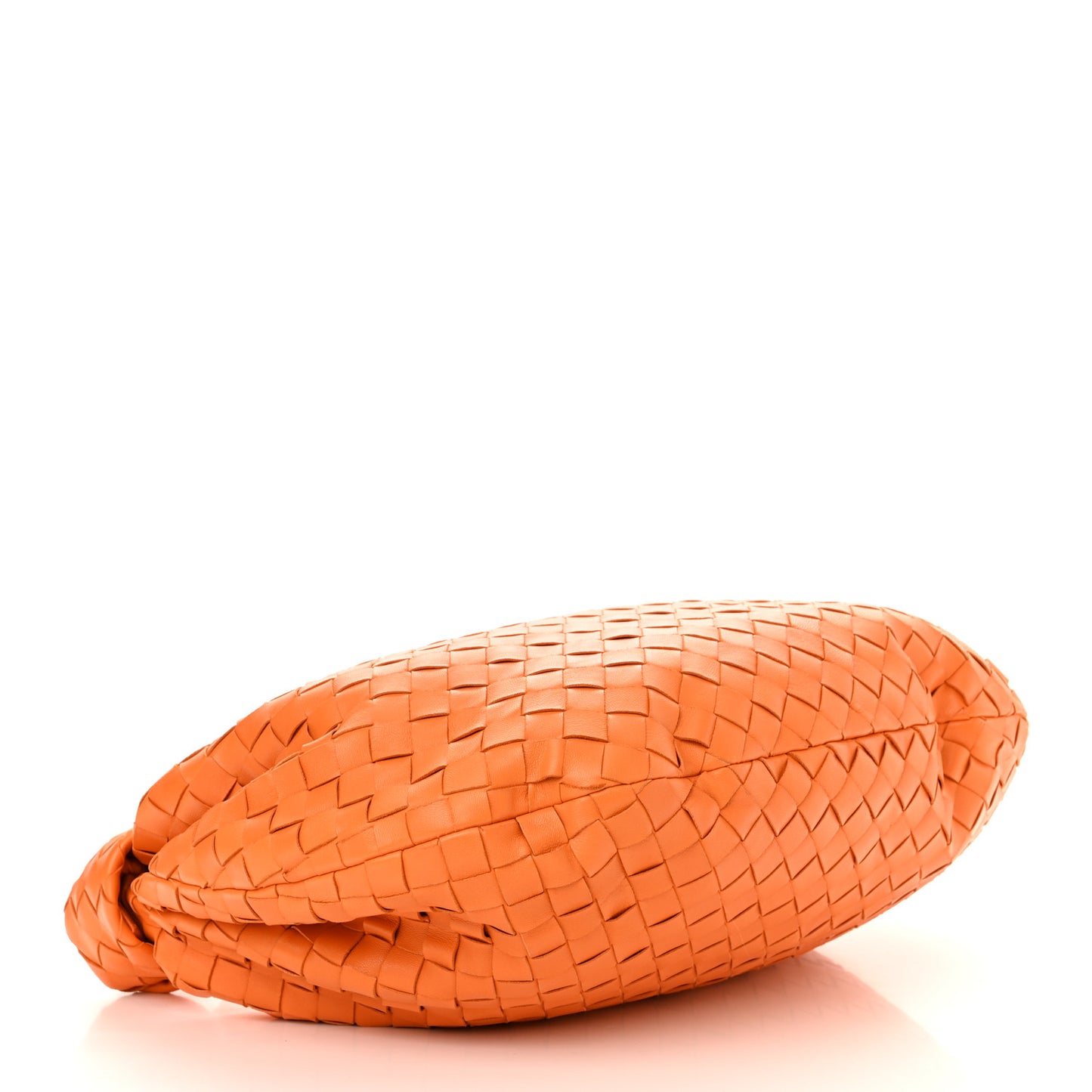 Nappa Intrecciato Small Jodie Twist Orange