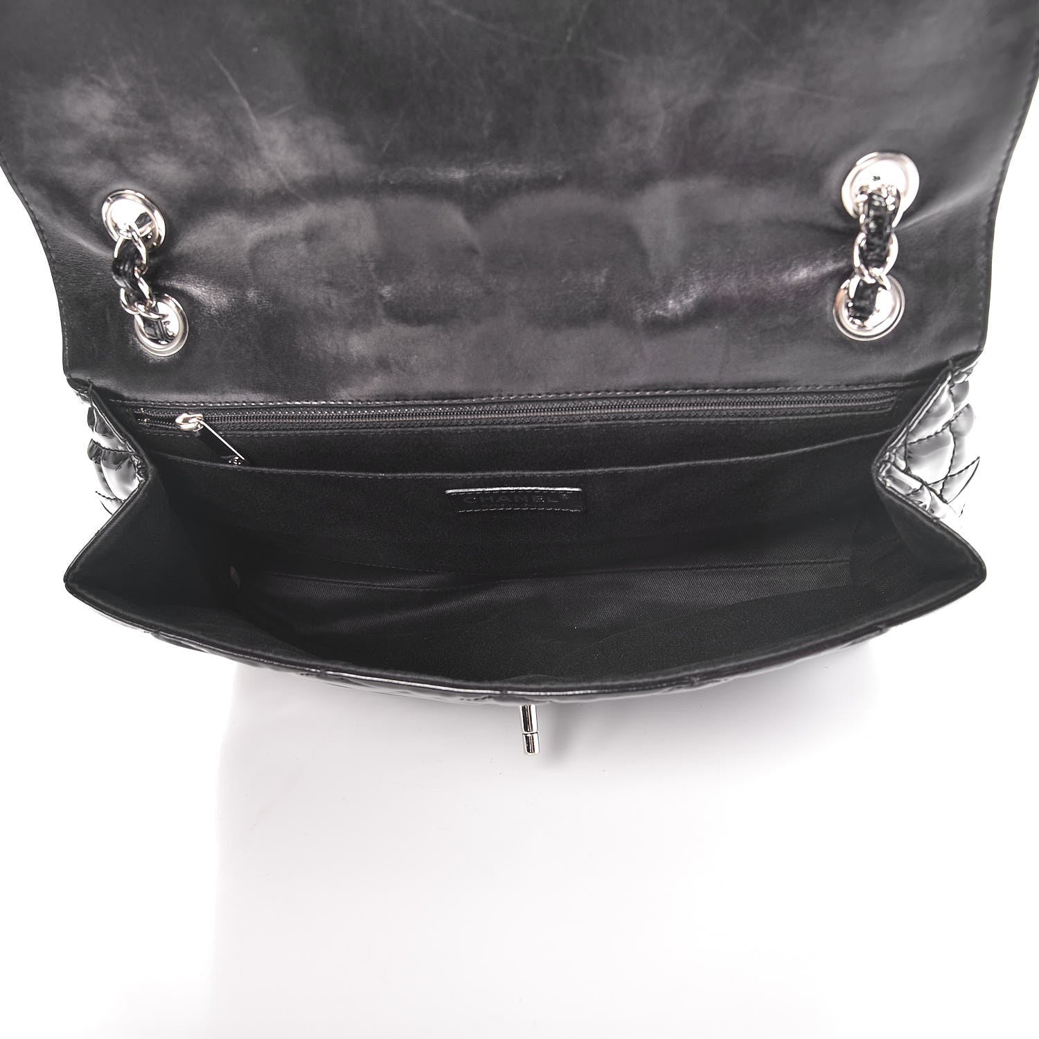 Chanel Vinyl Quilted In the Business Flap Bag Black 5 of 12