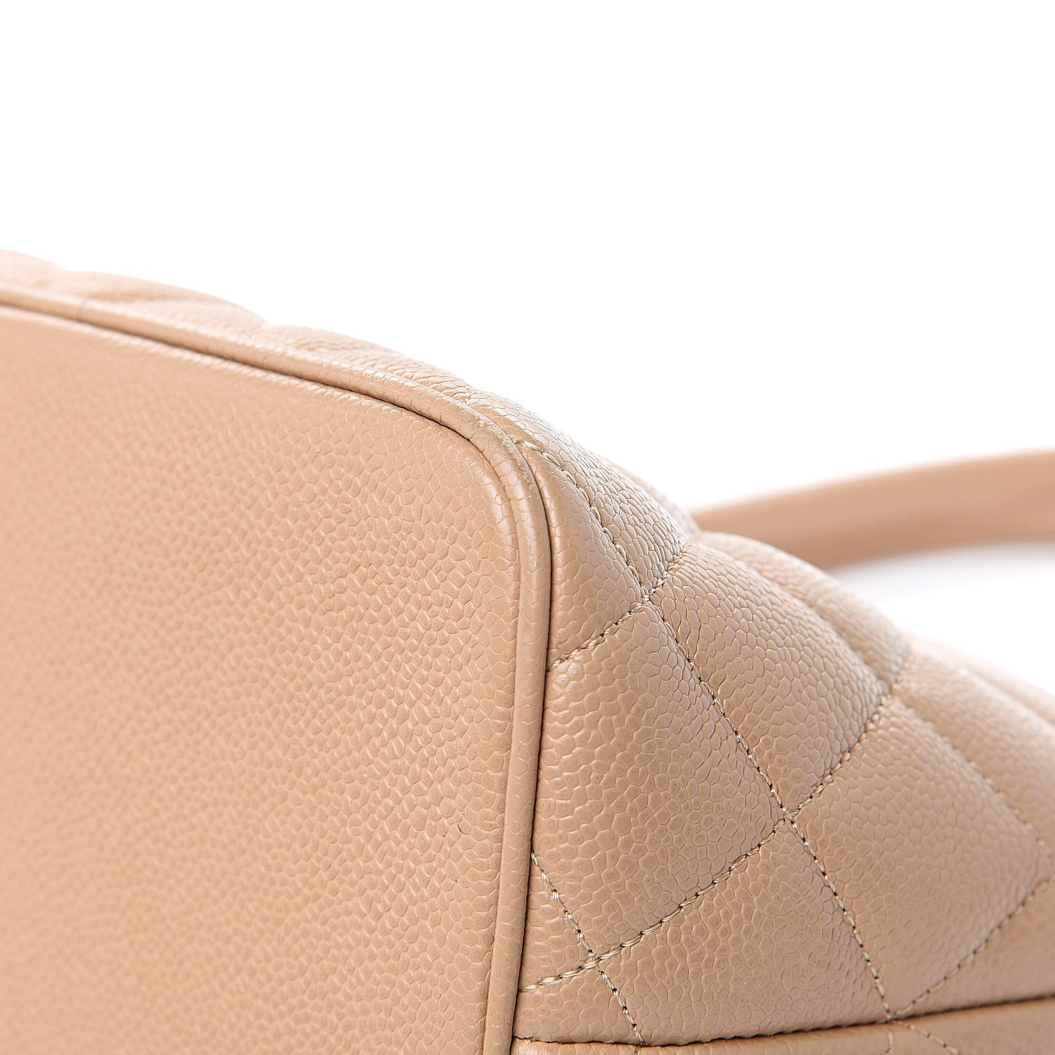 Chanel Caviar Quilted Medallion Tote Beige 11 of 16