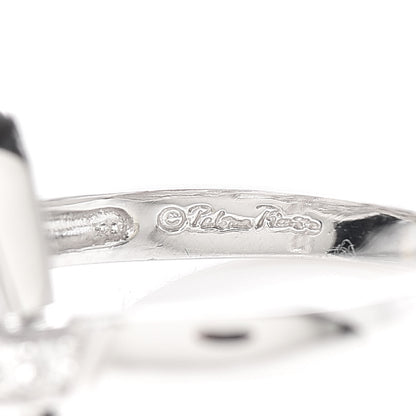Tiffany 18K White Gold Diamond Paloma Picasso Loving Heart Ring 50 5.5 4 of 6
