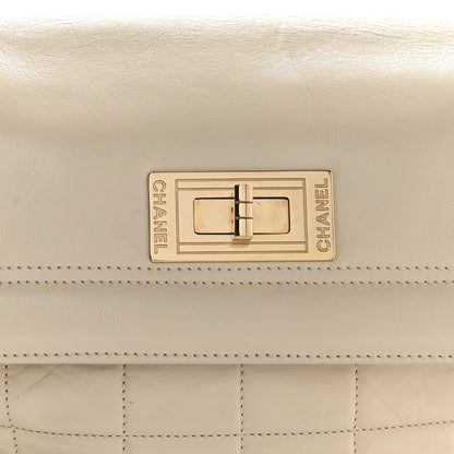 Chanel Lambskin Chocolate Bar Shoulder Bag White 8 of 13