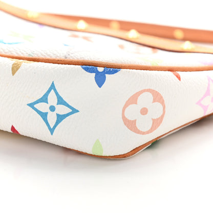 Louis Vuitton Monogram Multicolor Pochette Accessories White 11 of 14