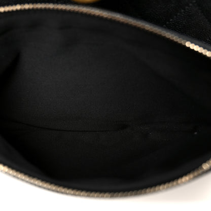 Chanel Caviar Quilted Medium Chanel 25 Handbag Black 8 of 12
