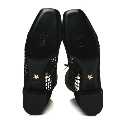 Christian Dior Suede Resille Naughtily-D 30mm Tall Boots 35 Black 5 of 9
