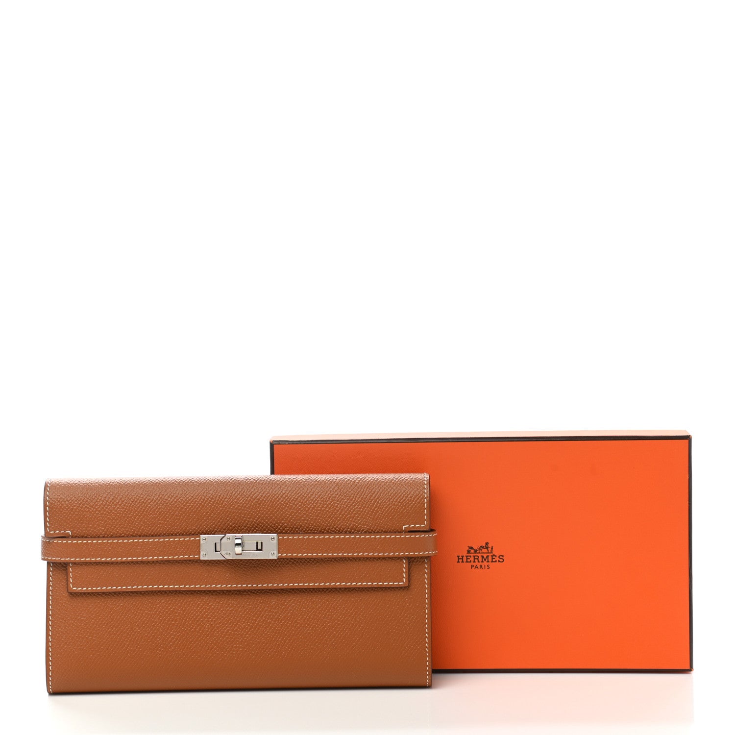 Hermes Epsom Kelly Longue Wallet Gold 9 of 9