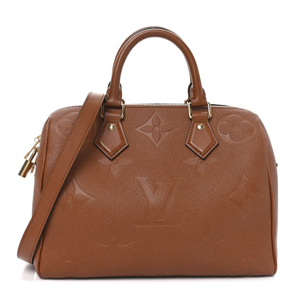 Louis Vuitton Empreinte Monogram Giant Speedy Bandouliere 25 Cognac 1 of 9