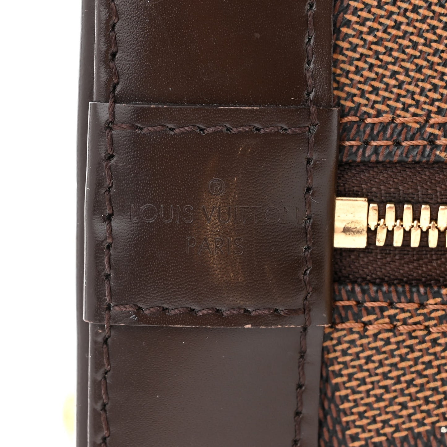 LOUIS VUITTON Damier Ebene Alma PM