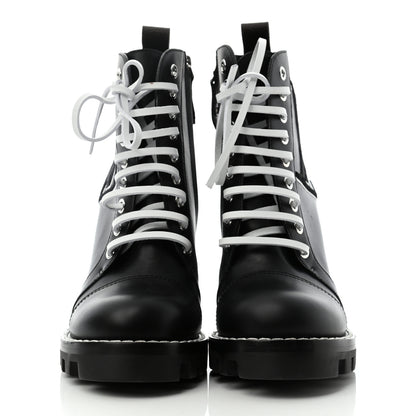 Louis Vuitton Calfskin Monogram Star Trail Ankle Boots 35 Black 2 of 6