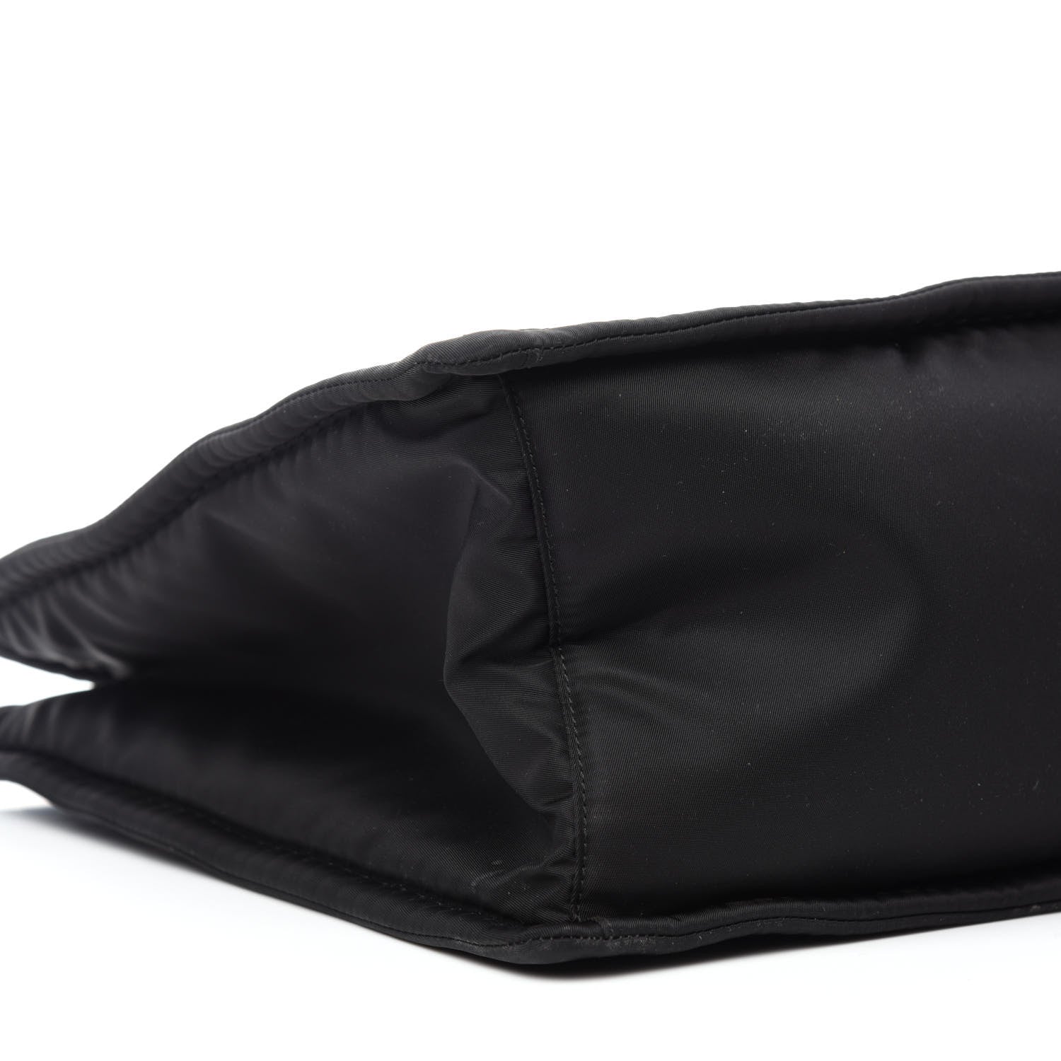 Prada Tessuto Nylon Chain Shoulder Bag Black 8 of 9