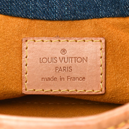 Louis Vuitton Monogram Denim Pleaty Blue 6 of 9