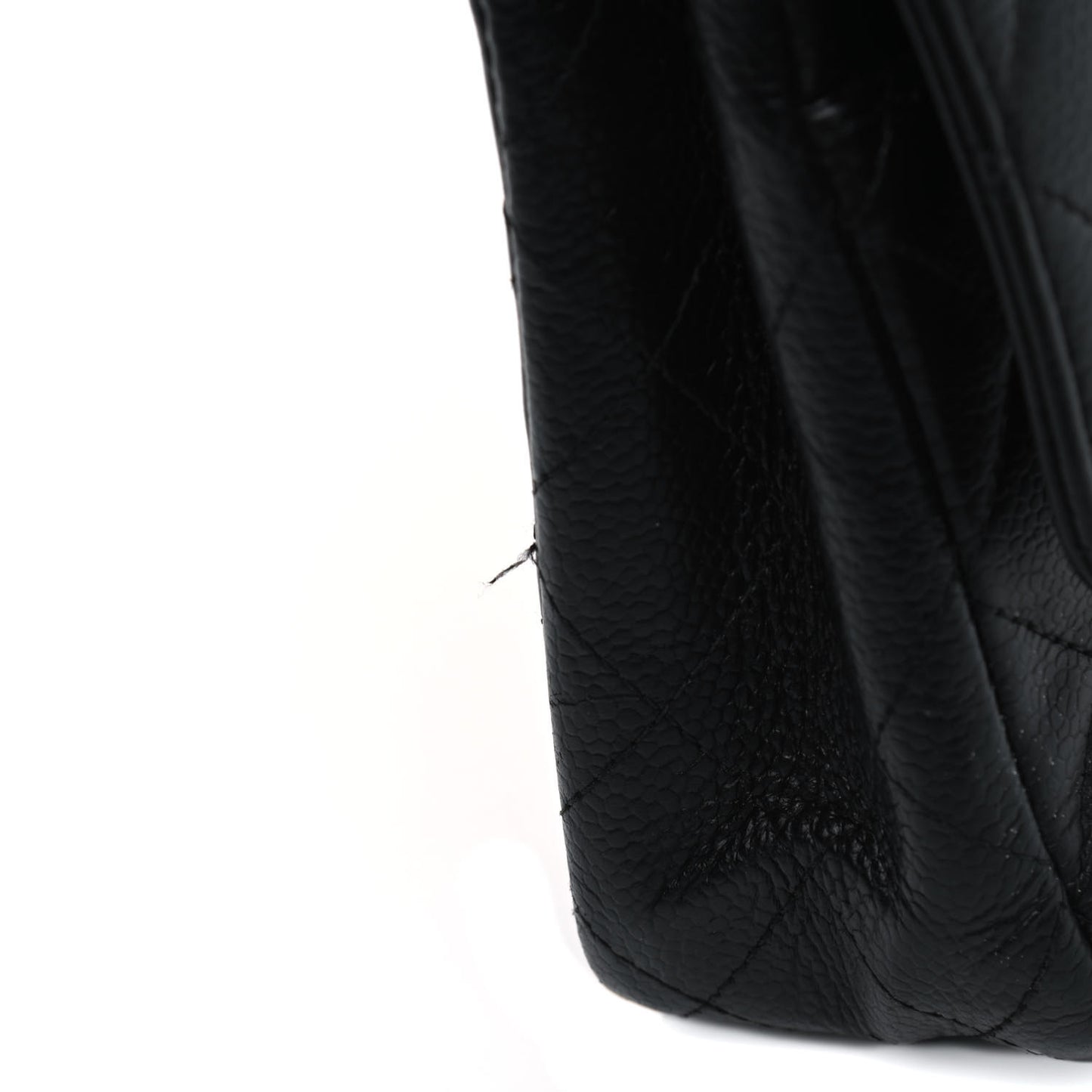 Caviar Quilted Medium Double Flap Bijoux Chain Black
